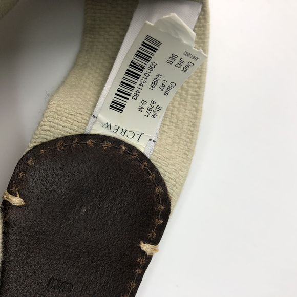 Vintage J Crew Leather & Elastic Metal Ring Belt - Picture 3 of 4